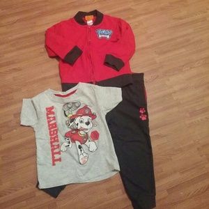 Paw Patrol Sweat Suit Set - Size 4T