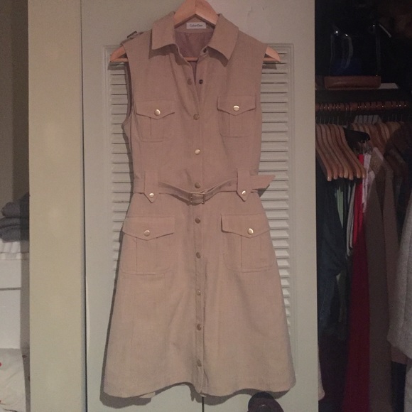 Khaki Fit & Flare NWOT
