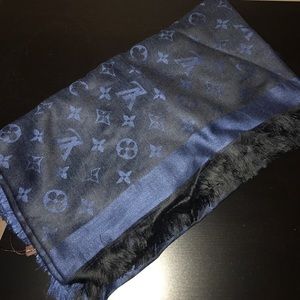 Louis Vuitton Scarf (dark blue)