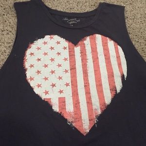 American Eagle Cropped Tank
