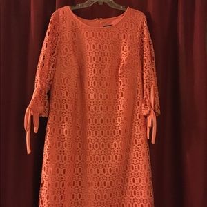 Beautiful Peach Dress- Scallop Design ;)