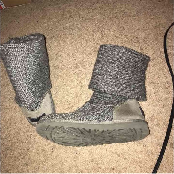 Grey knit ugg - Picture 3 of 4