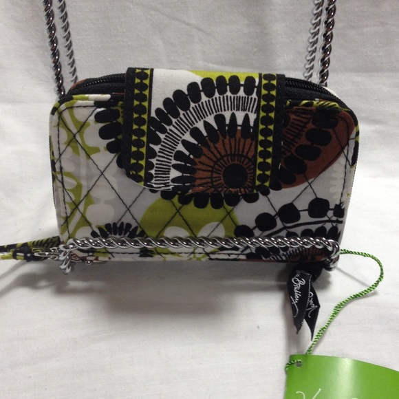Vera Bradley smartphone wristlet Cocoa moss new