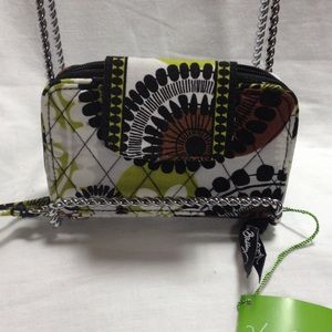 Vera Bradley smartphone wristlet Cocoa moss new