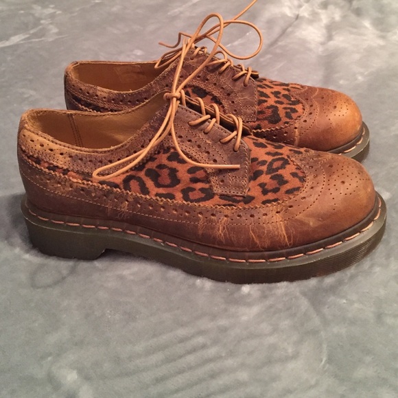 Dr. Martens Shoes - Vintage brand new cheetah dr. Marten oxfords