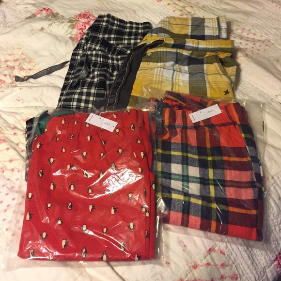 Set of four pajama pants