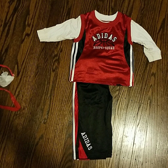 A two piece Adidas wear