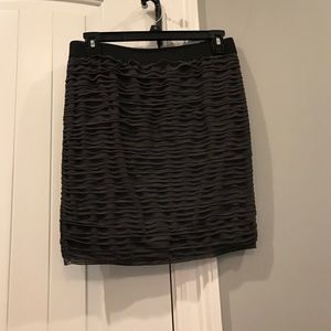 Black, mini skirt
