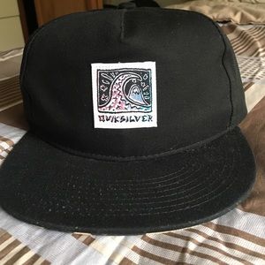 Quiksilver snap back hat.