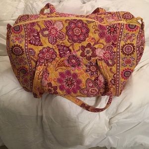 large Vera Bradley duffle bag