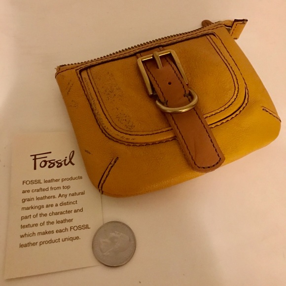 Fossil leather wallet
