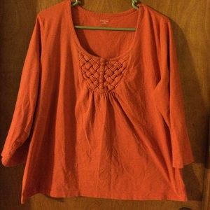 St. John Blouse Orange Size XL