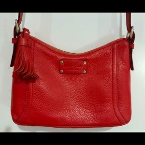 Kate Spade Aimee Cheltenham Crossbody Bag (red)