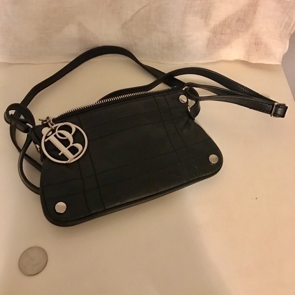 Bolzano black leather bag