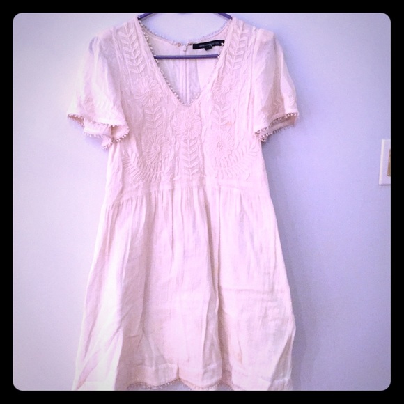 French Connection hippie white summer dress