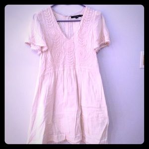 French Connection hippie white summer dress