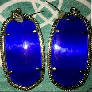 ROYAL BLUE KENDRA SCOTT EARRINGS