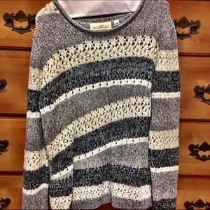 Xl grey knit sweater