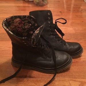Doc Martin inspired combat boots