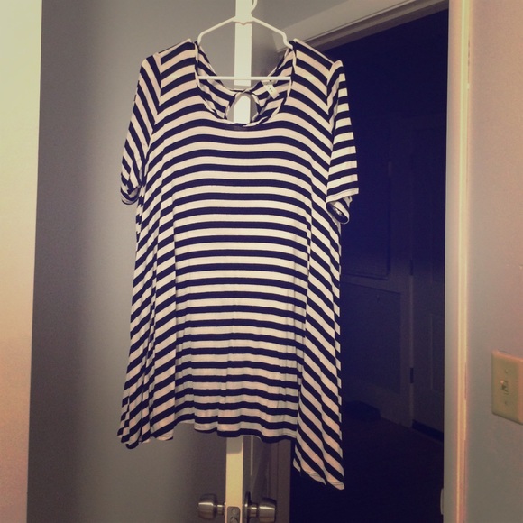 Black and white Trapeze Tunic from Modcloth