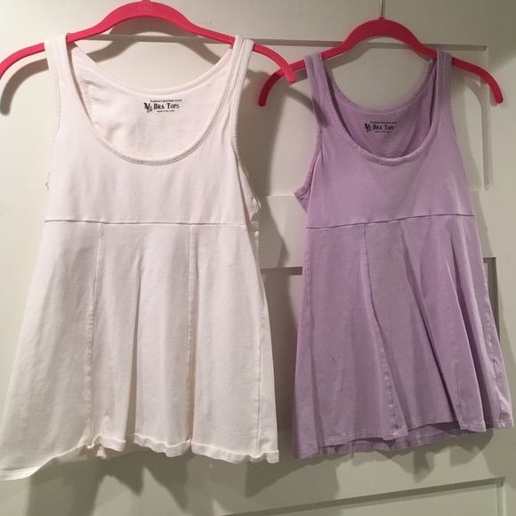 Bra Tops from Victoria's Secret -Lilac and white