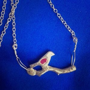 Handmade 99% silver necklace