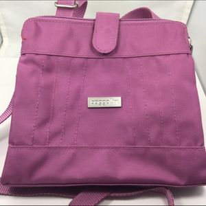 Pink three pocket purse surprisingly small!