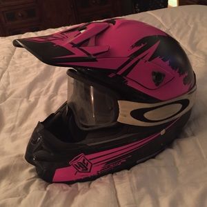 Women's motocross helmet dirt bike HJC medium M