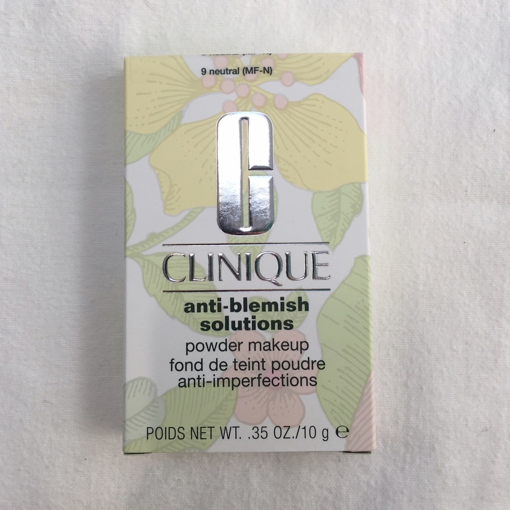 Clinique anti-blemish powder makeup in 9 neutral