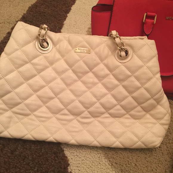 Kate Soade Gold Coast quilted leather tote