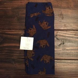 LuLaRoe OS grizzly bear Leggings