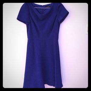 Tahari cobalt blue A-line