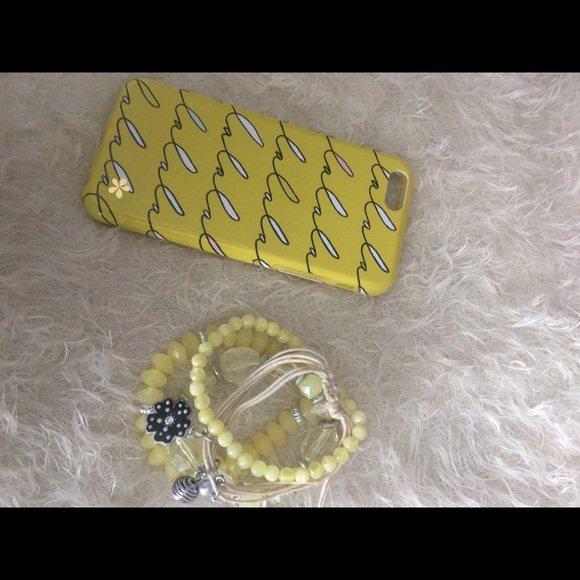 Yellow bracelet