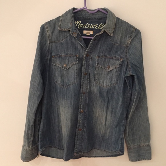 Madewell denim top