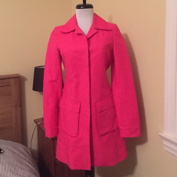 Hot Pink MEXX Trench Coat XS