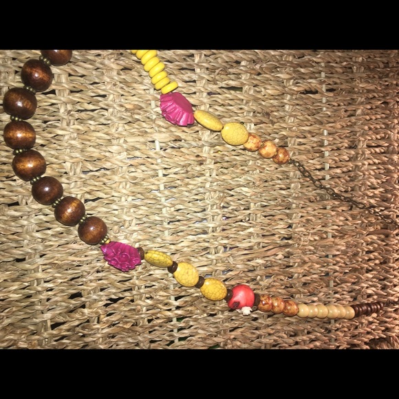 long wooden necklace