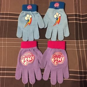 ✨NWOT 2 Pairs MLP Kids Gloves✨