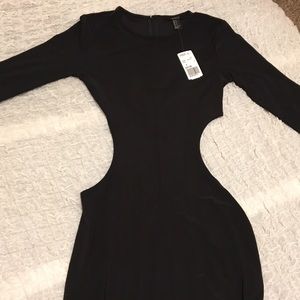 NWT F21 Side Cut-Out, Thigh Slit, MERRY XMAS!