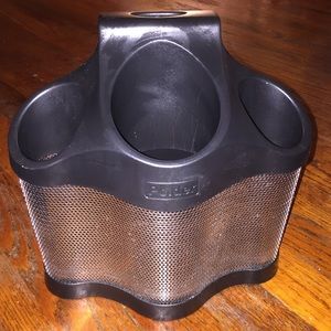 Blow dryer/ flat iron holder