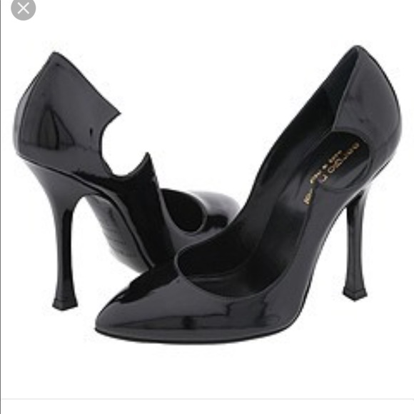 💕HP💕Sergio Rossi Marissa Pumps With Cutout - Picture 6 of 8