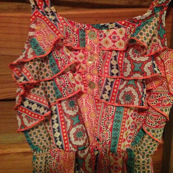 🌼Boho hi/low sundress (M) Like New 🌼 - Picture 2 of 2