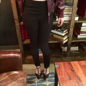 Blk High Waisted Capri JCREW Pants Brand New!