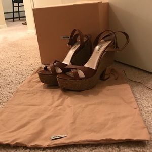 Miu miu Platform Sandals