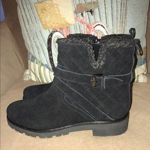 💋NWT! Marc Fisher" Black Suede Ankle Boots!