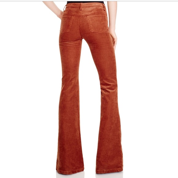 NWT $248 J Brand Bella brown corduroy pants - Picture 2 of 4