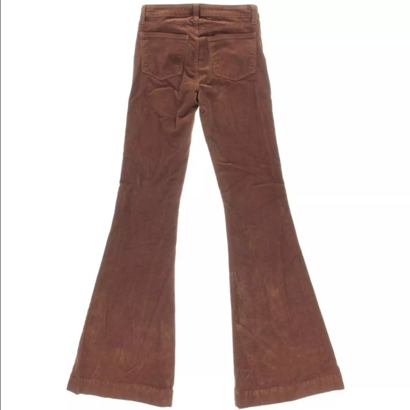 NWT $248 J Brand Bella brown corduroy pants - Picture 4 of 4