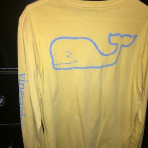 Vineyard Vines long sleeve yellow Tshirt