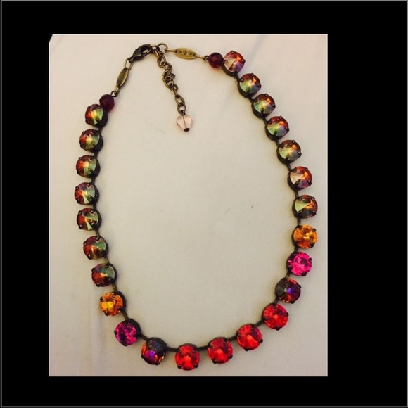 Sabika Austrian Crystal necklace