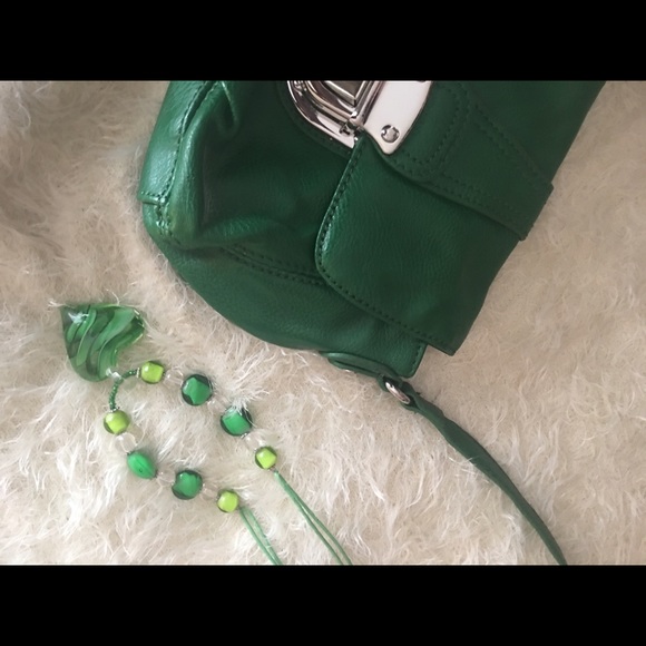 Green marble necklace