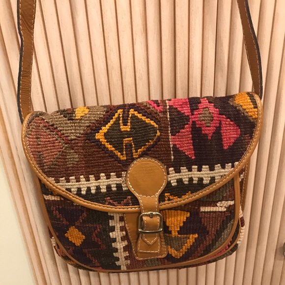 Beautiful Turkish Kilim hand bag - Picture 4 of 4